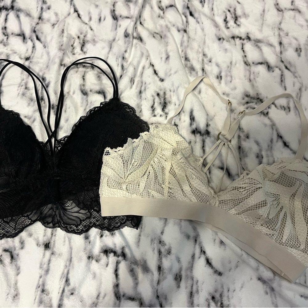 Hollister and Aerie bralettes